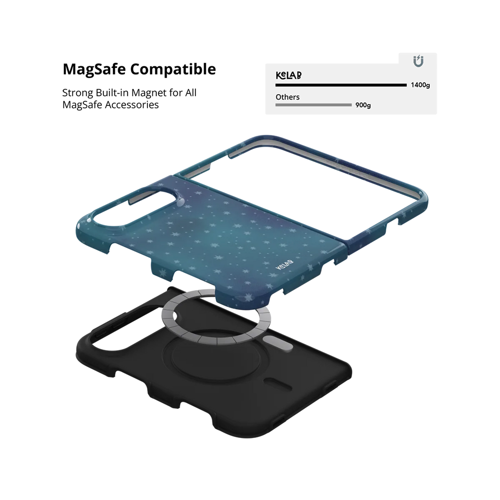 Moon Mist | Starry Midnight Blue iPhone Case