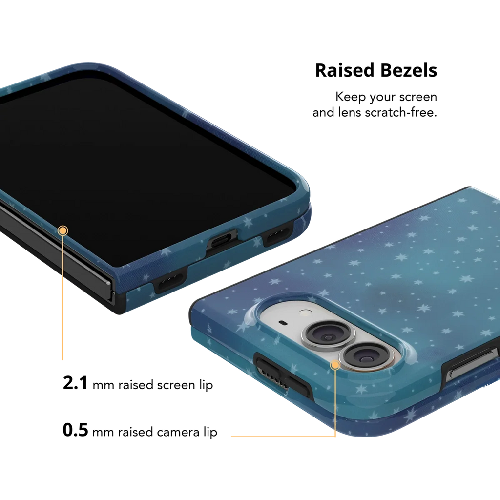 Moon Mist | Starry Midnight Blue iPhone Case