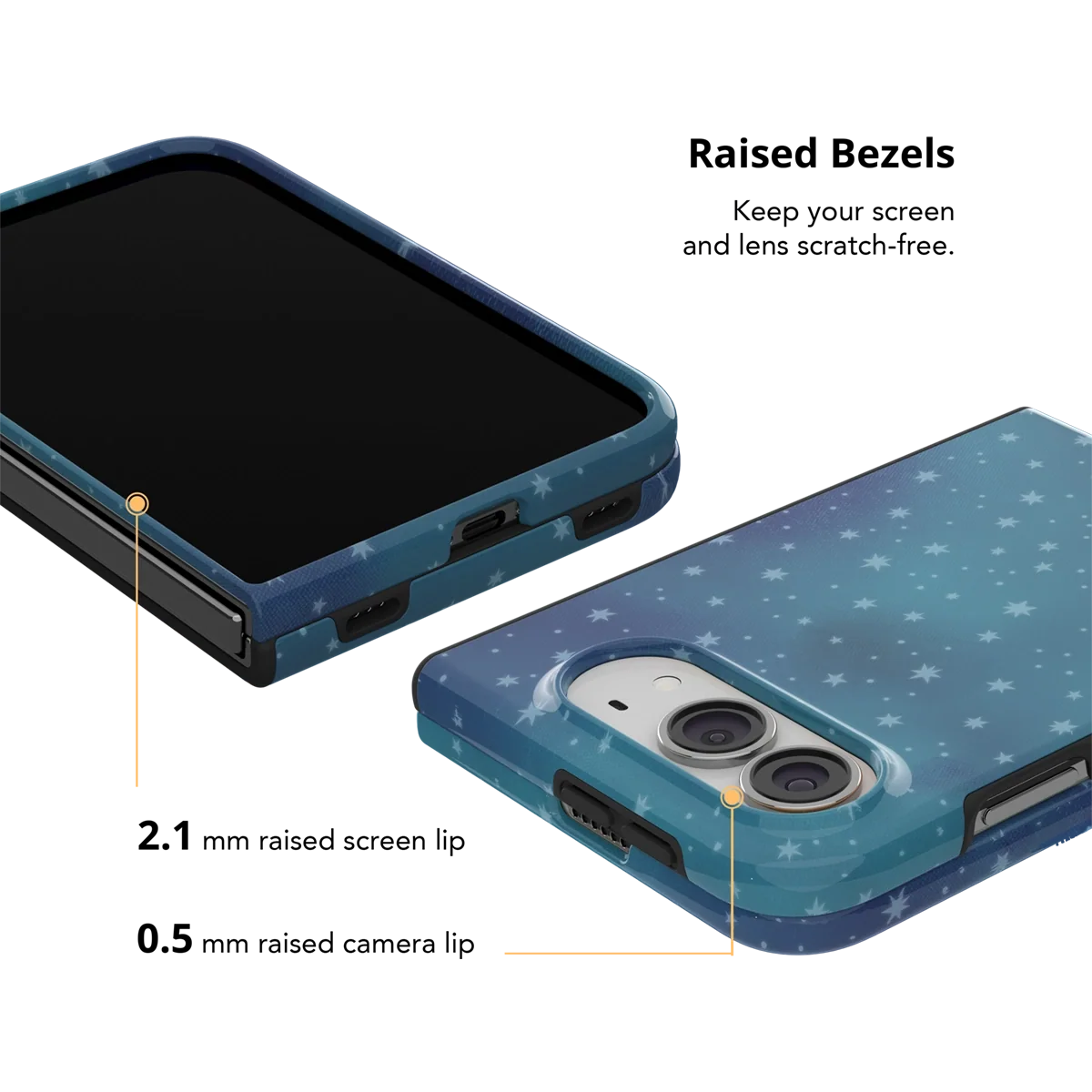 Moon Mist | Starry Midnight Blue iPhone Case