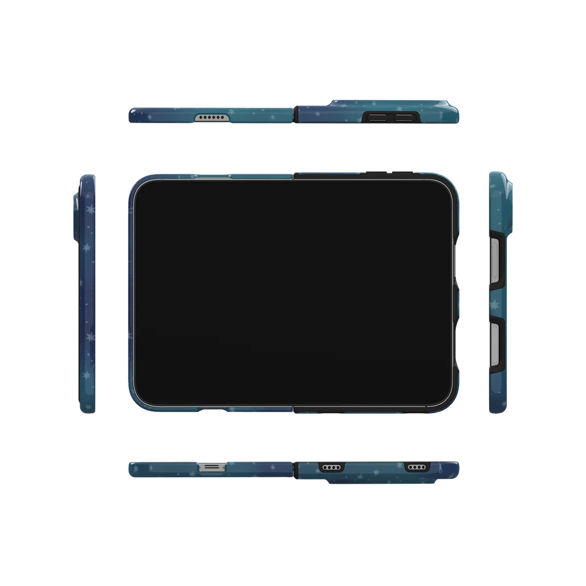 Moon Mist | Starry Midnight Blue iPhone Case
