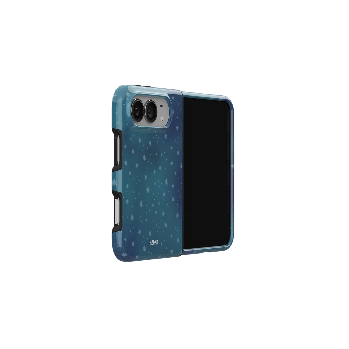 Moon Mist | Starry Midnight Blue iPhone Case