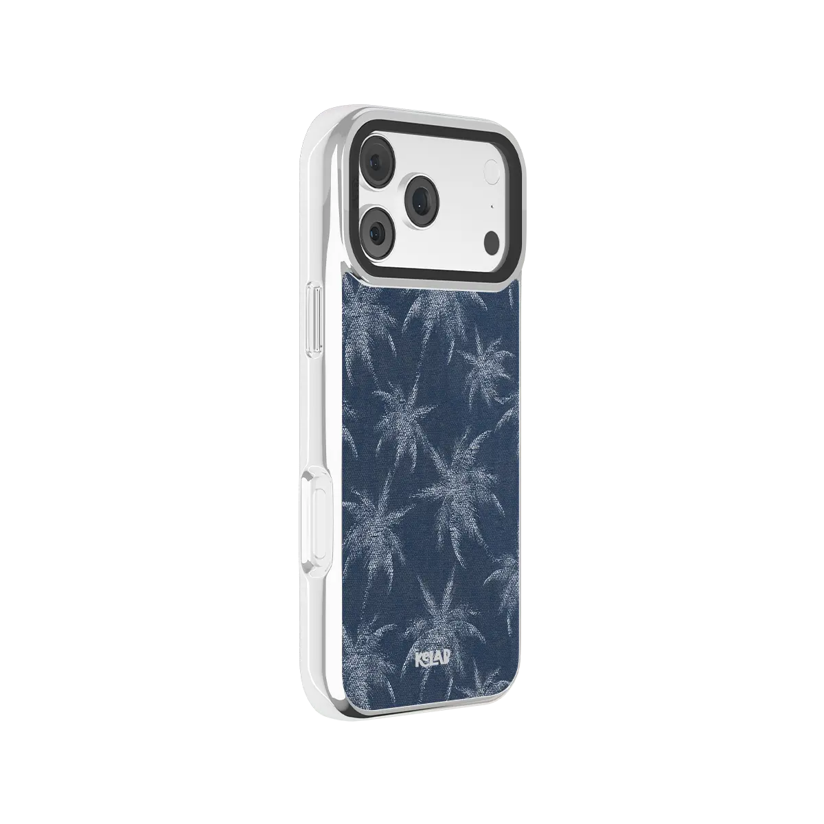 Denim Tree | Blue Patterned iPhone Case