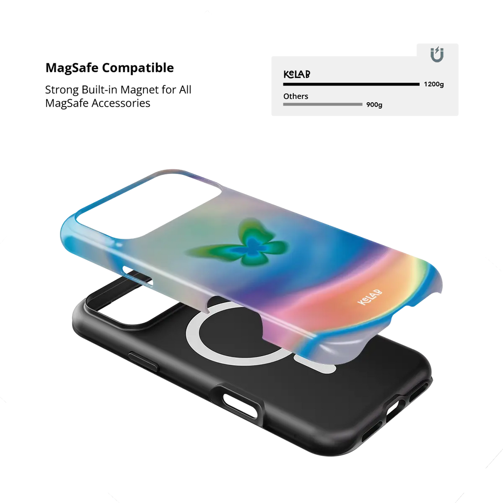 Celestial Wings | Gradient Butterfly iPhone Case