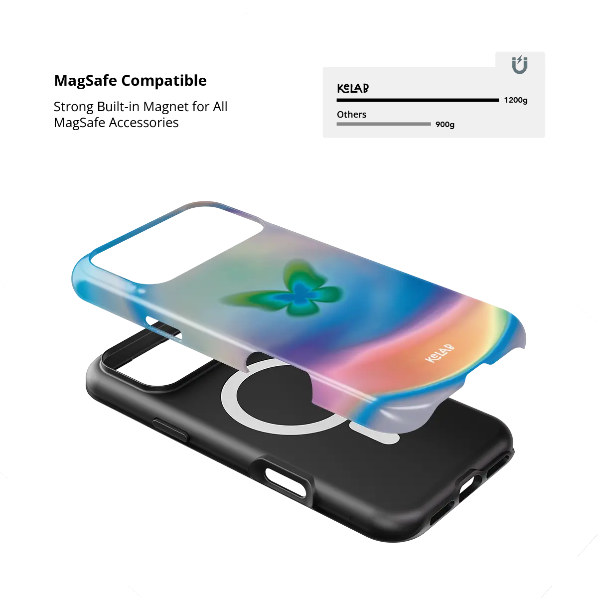 Celestial Wings | Gradient Butterfly iPhone Case