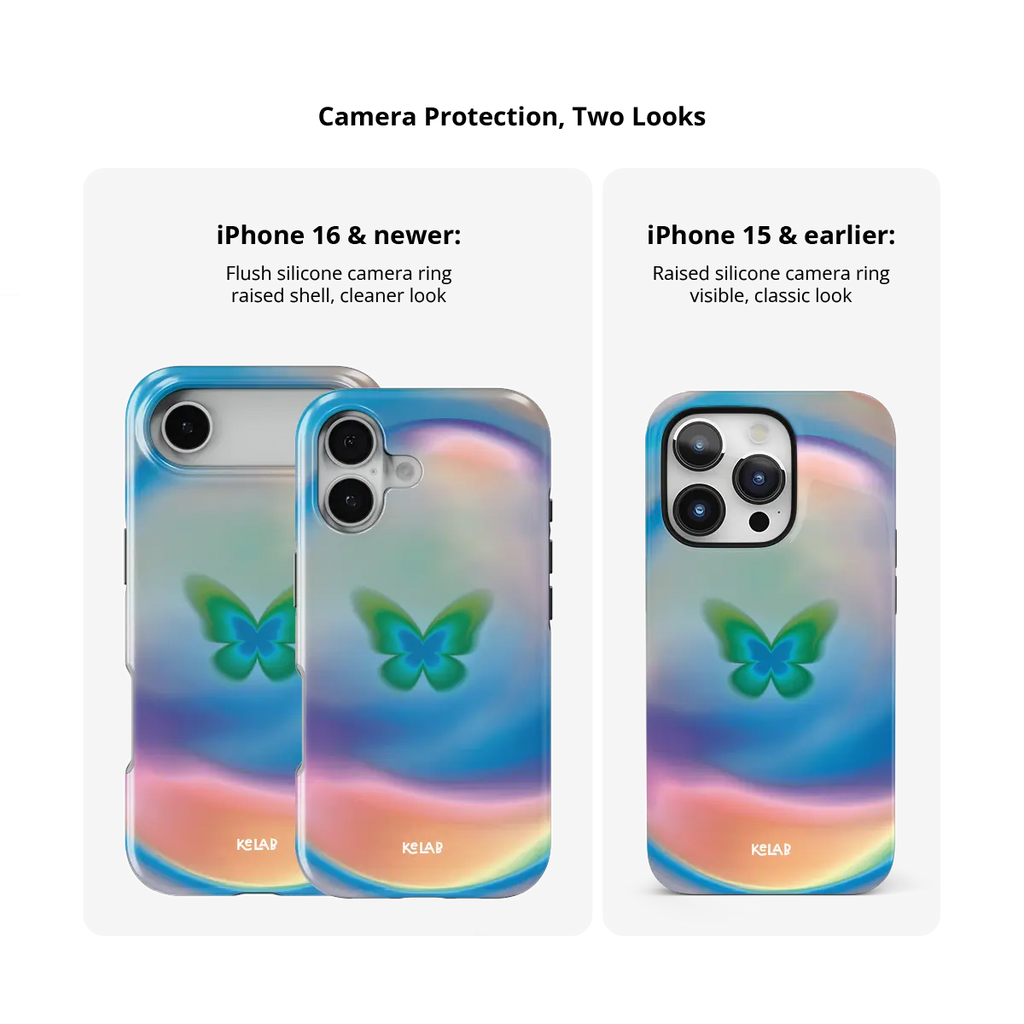 Celestial Wings | Gradient Butterfly iPhone Case