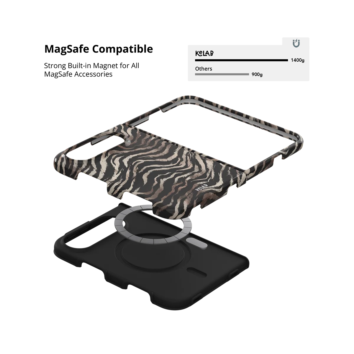 Shadow Striker | Zebra Stripe iPhone Case