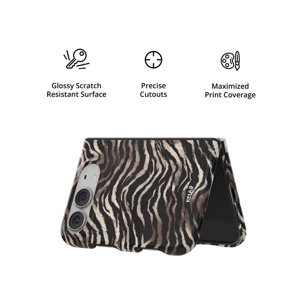 Shadow Striker | Zebra Stripe iPhone Case