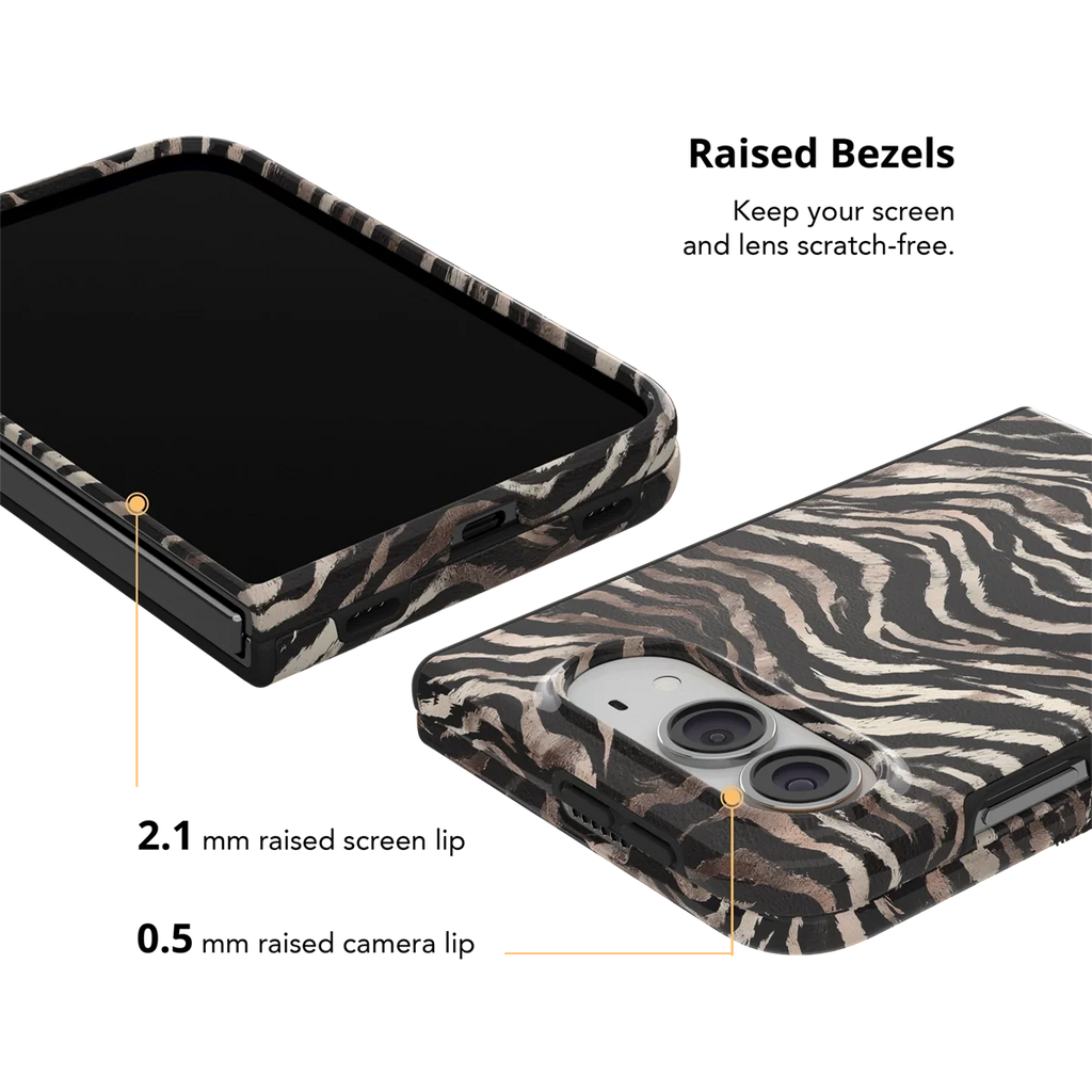 Shadow Striker | Zebra Stripe iPhone Case