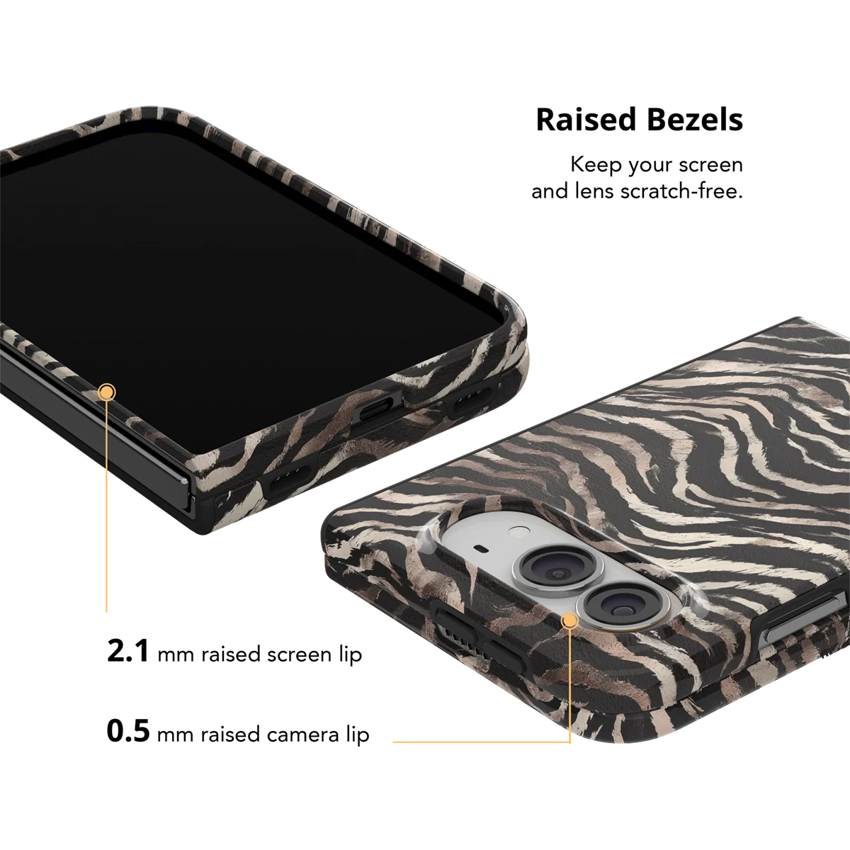 Shadow Striker | Zebra Stripe iPhone Case