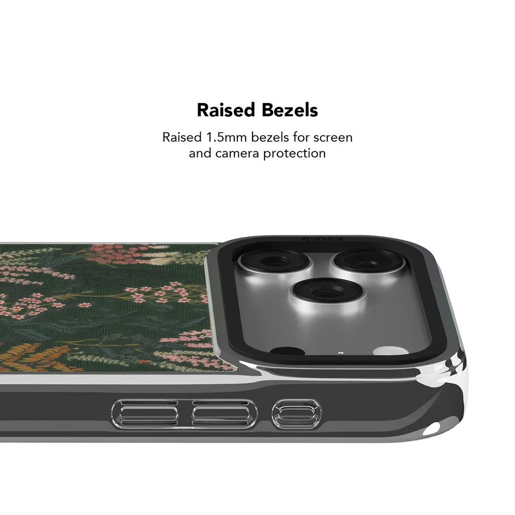 Heather & Hearth | Dark Academia Floral iPhone Case