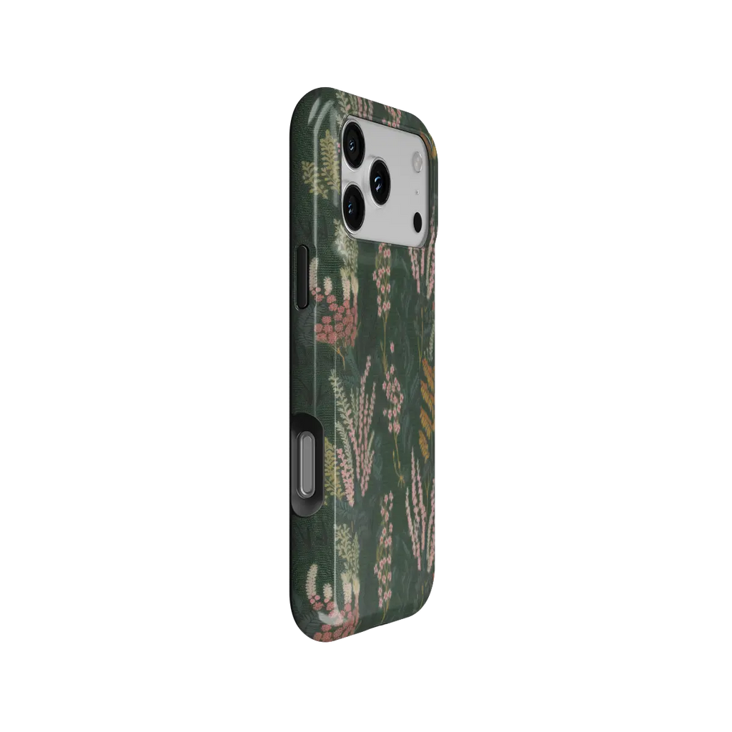 Heather & Hearth | Dark Academia Floral iPhone Case