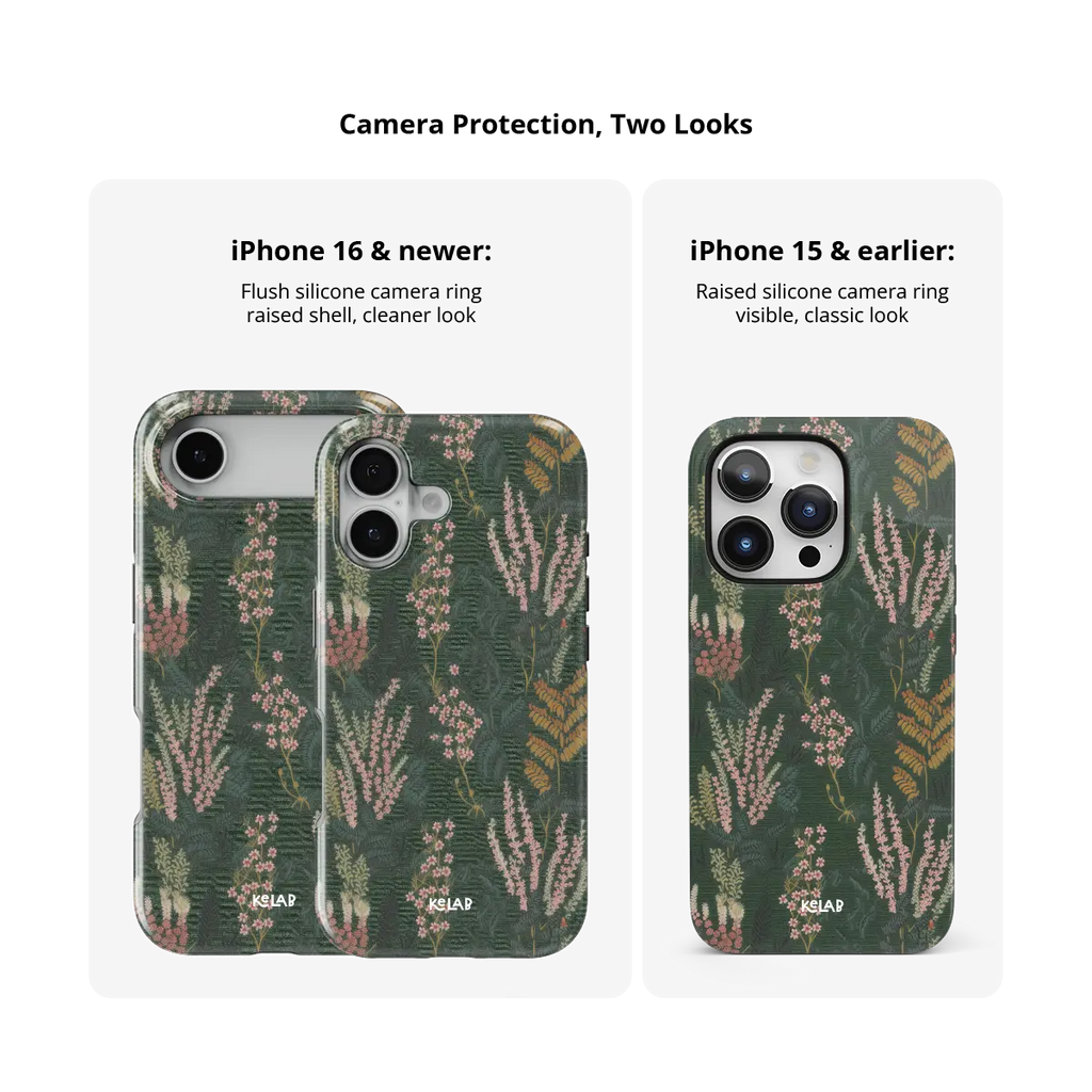 Heather & Hearth | Dark Academia Floral iPhone Case