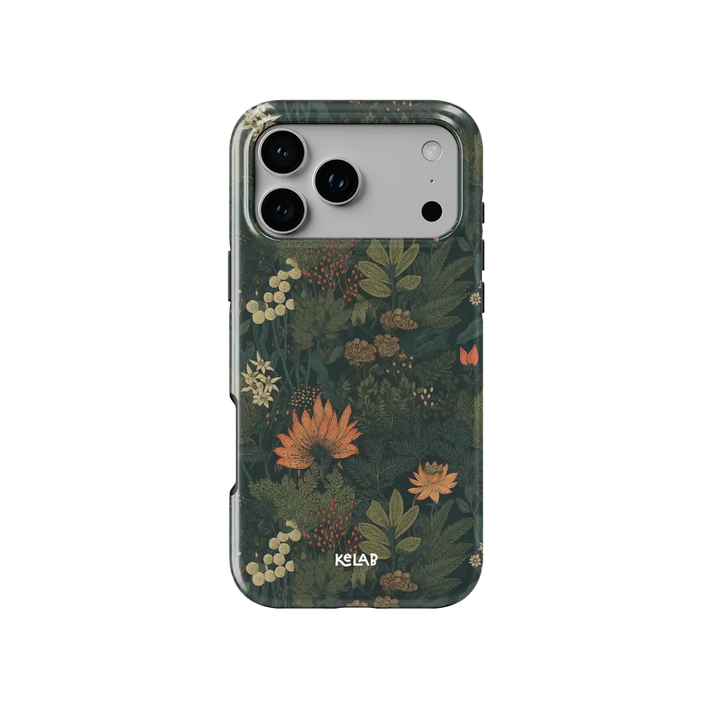 Elderberry Enchantment | Dark Academia Floral iPhone Case