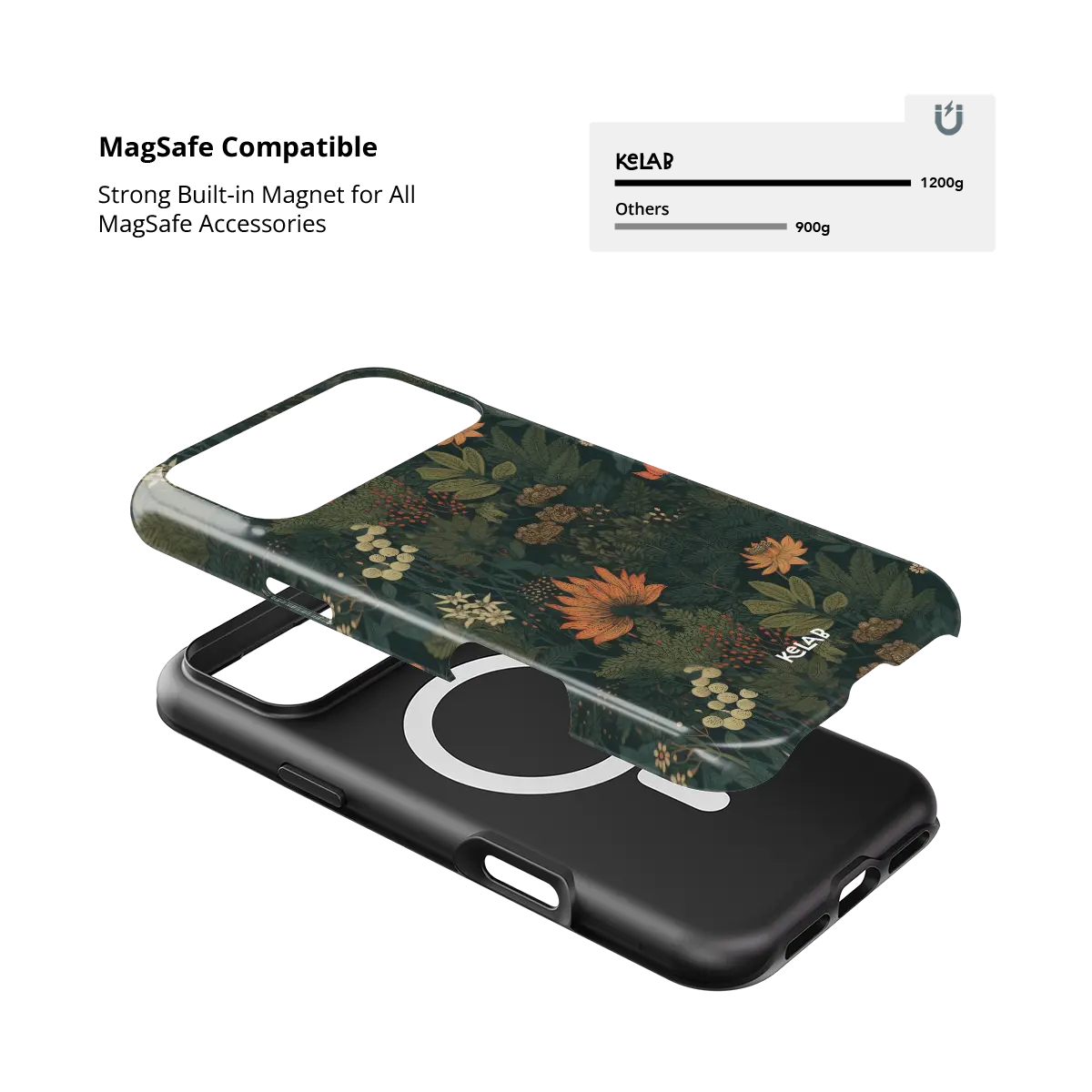 Elderberry Enchantment | Dark Academia Floral iPhone Case