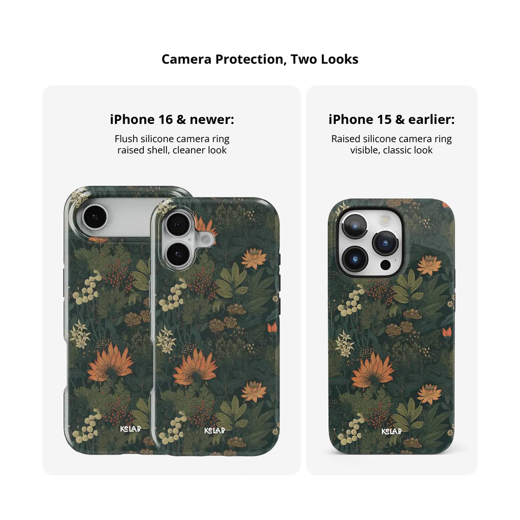 Elderberry Enchantment | Dark Academia Floral iPhone Case