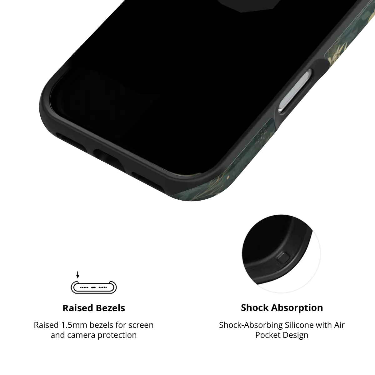 Elderberry Enchantment | Dark Academia Floral iPhone Case