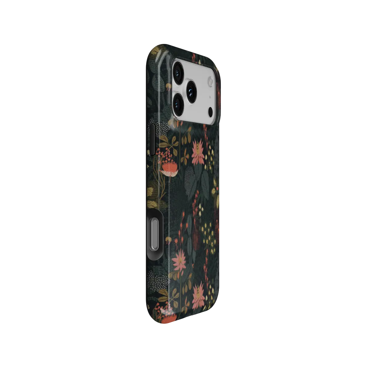 Starlit Botanica | Midnight Floral iPhone Case