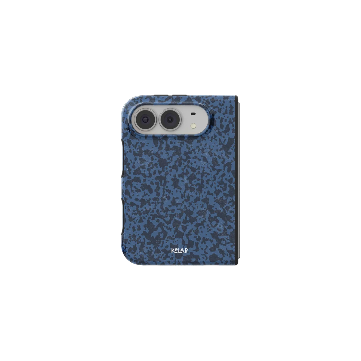 Deep Sea Static | Dark Blue Marble iPhone Case