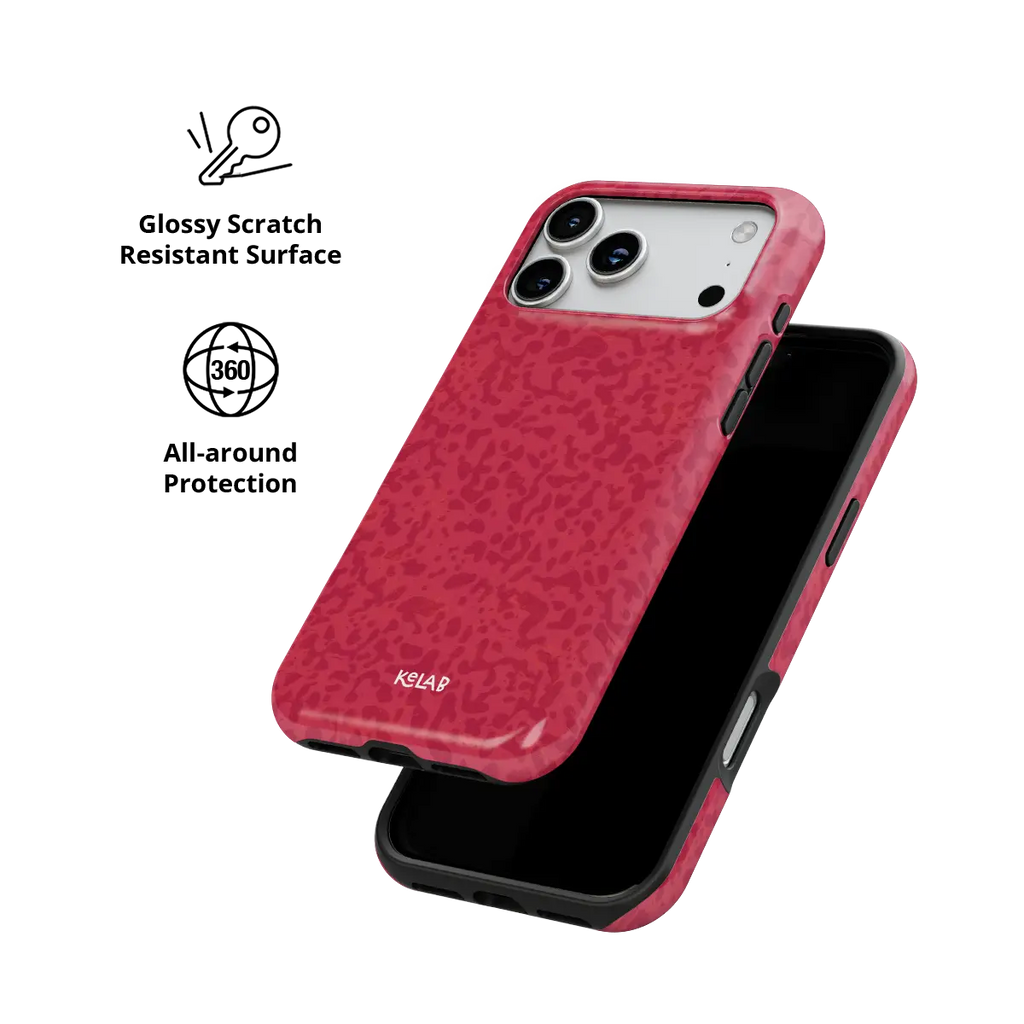 Velvet Vandal | Red Street Camo iPhone Case