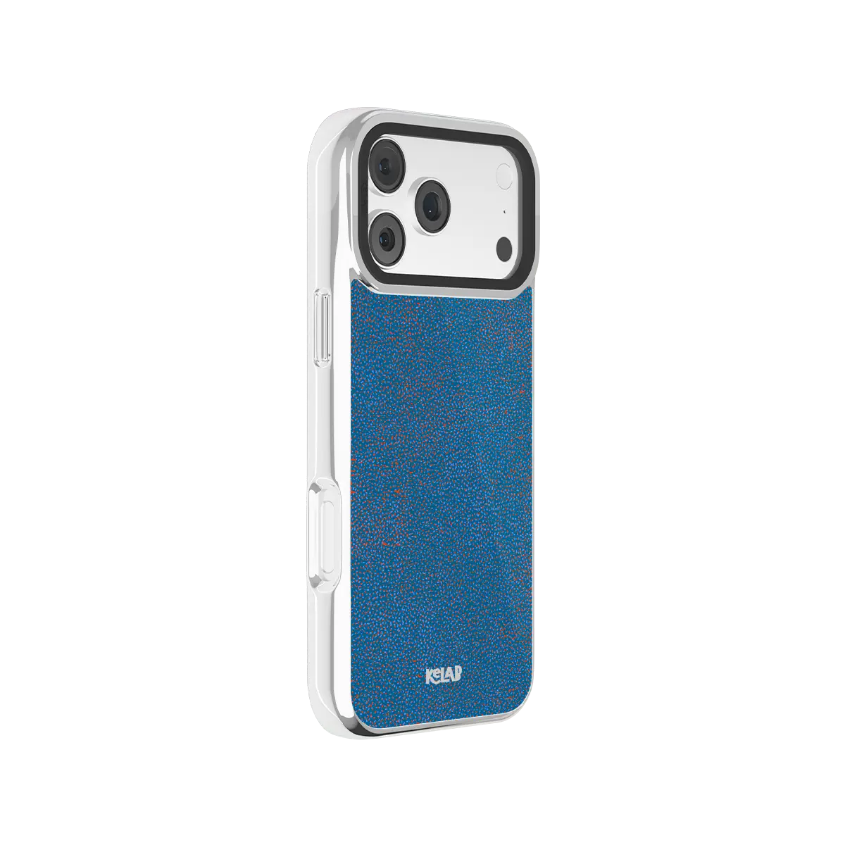 Digital Grain | Blue Terrazzo Speckled iPhone Case