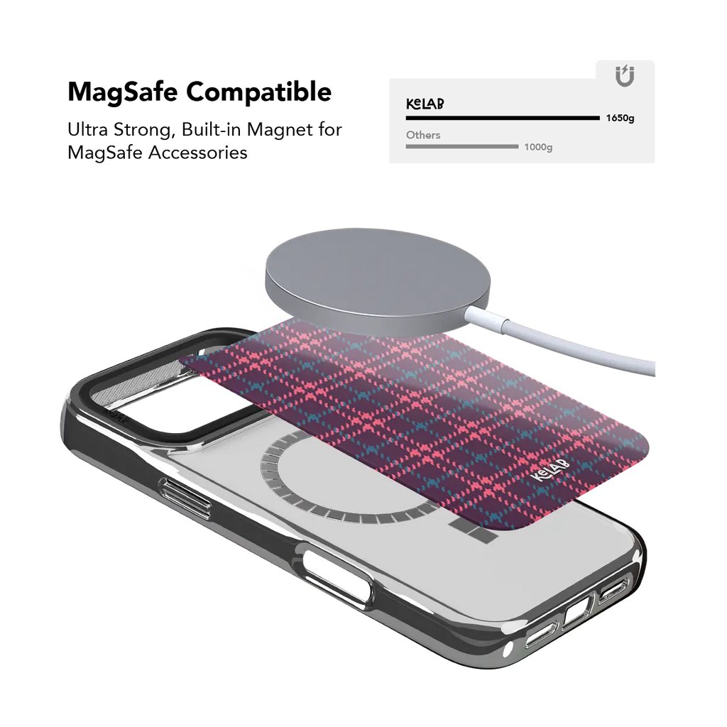 Orchid Tweed | Purple Plaid iPhone Case