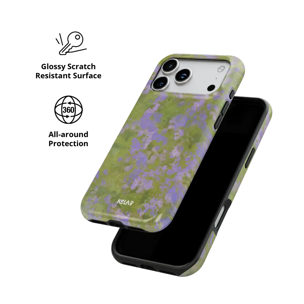 Lavender Bloom | Purple Wildflower iPhone Case