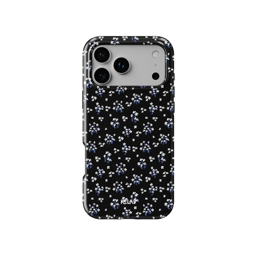 Inkwell Lily | Minimalist Black Floral iPhone Case