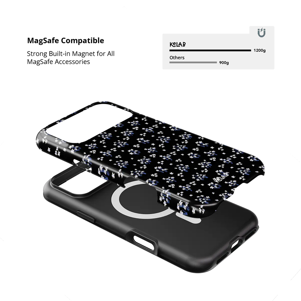Inkwell Lily | Minimalist Black Floral iPhone Case
