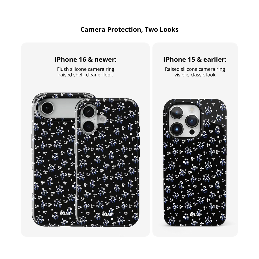 Inkwell Lily | Minimalist Black Floral iPhone Case