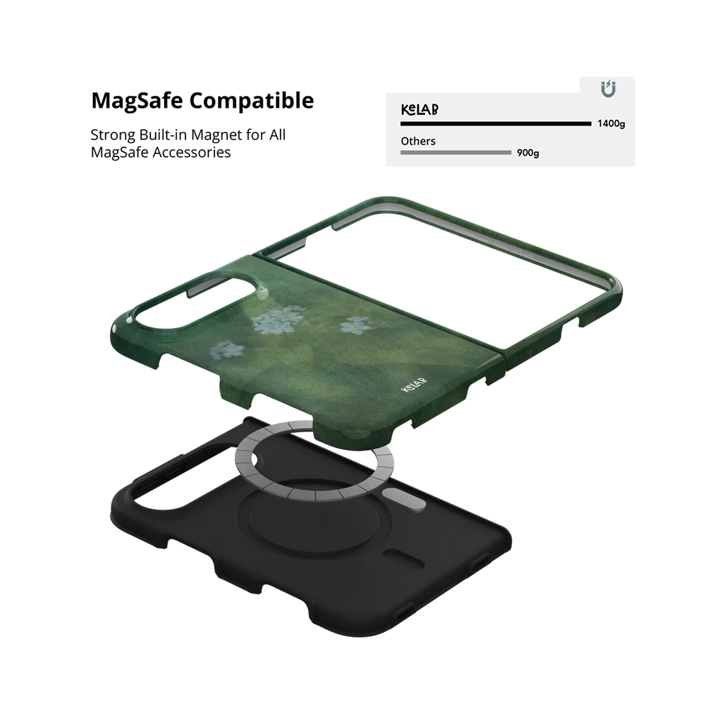 Misty Morning | Deep Green Floral iPhone Case