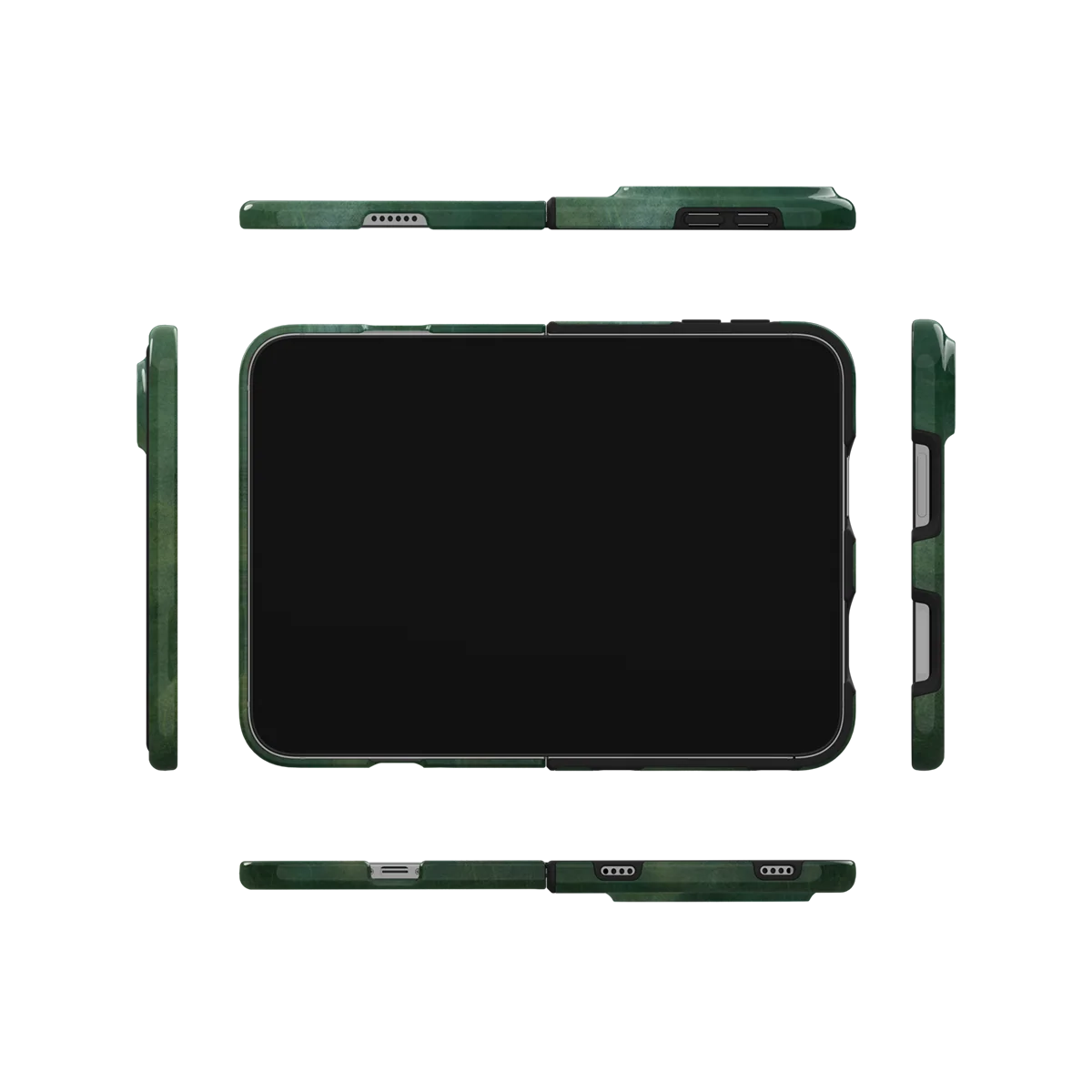 Misty Morning | Deep Green Floral iPhone Case
