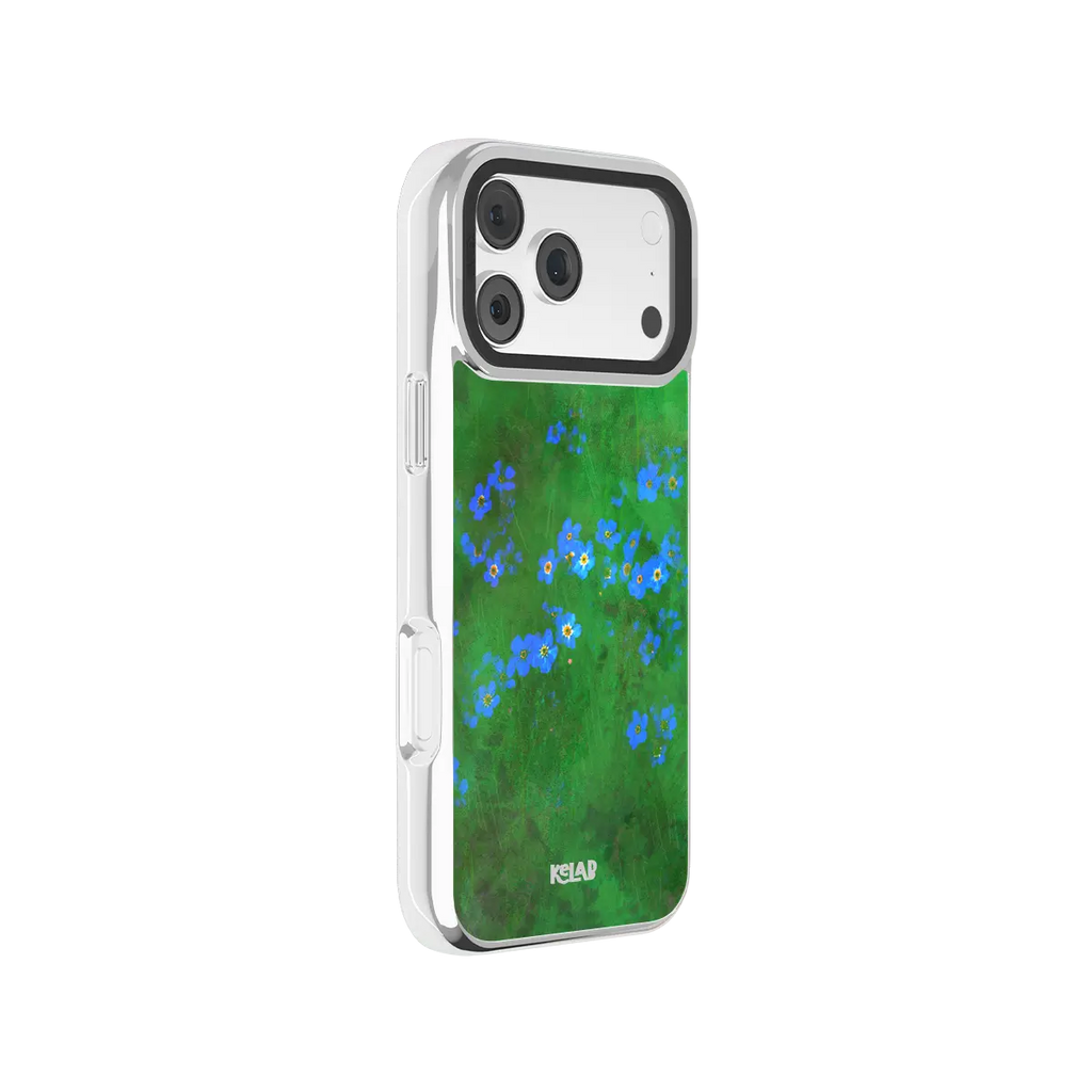 Forget Me Meadow | Vibrant Green Floral iPhone Case