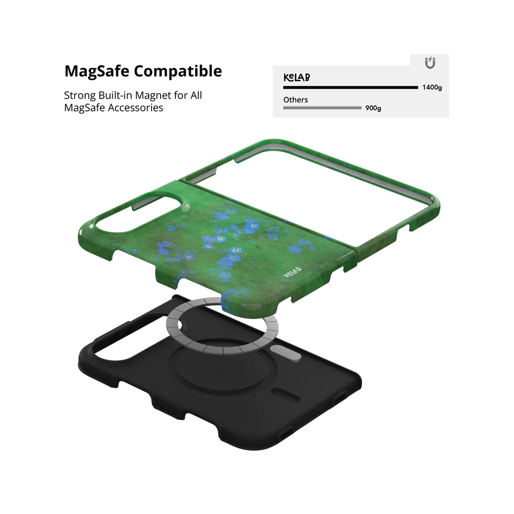 Forget Me Meadow | Vibrant Green Floral iPhone Case