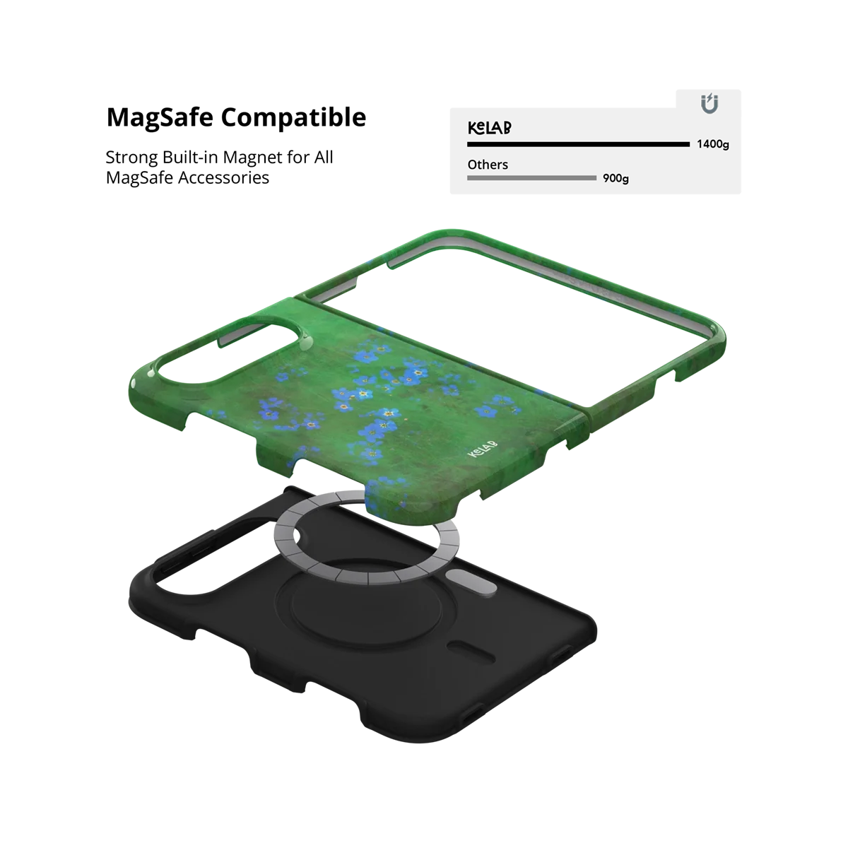 Forget Me Meadow | Vibrant Green Floral iPhone Case