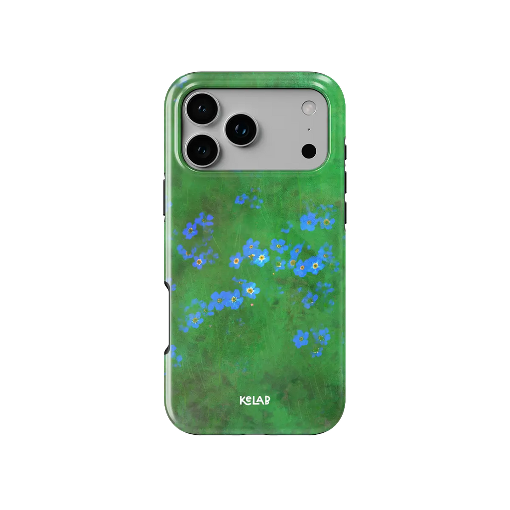 Forget Me Meadow | Vibrant Green Floral iPhone Case