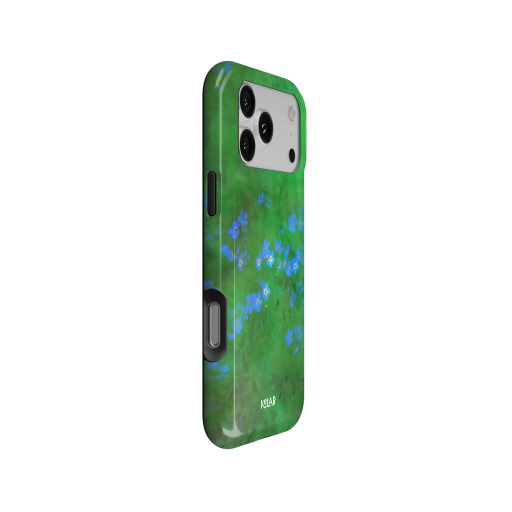 Forget Me Meadow | Vibrant Green Floral iPhone Case