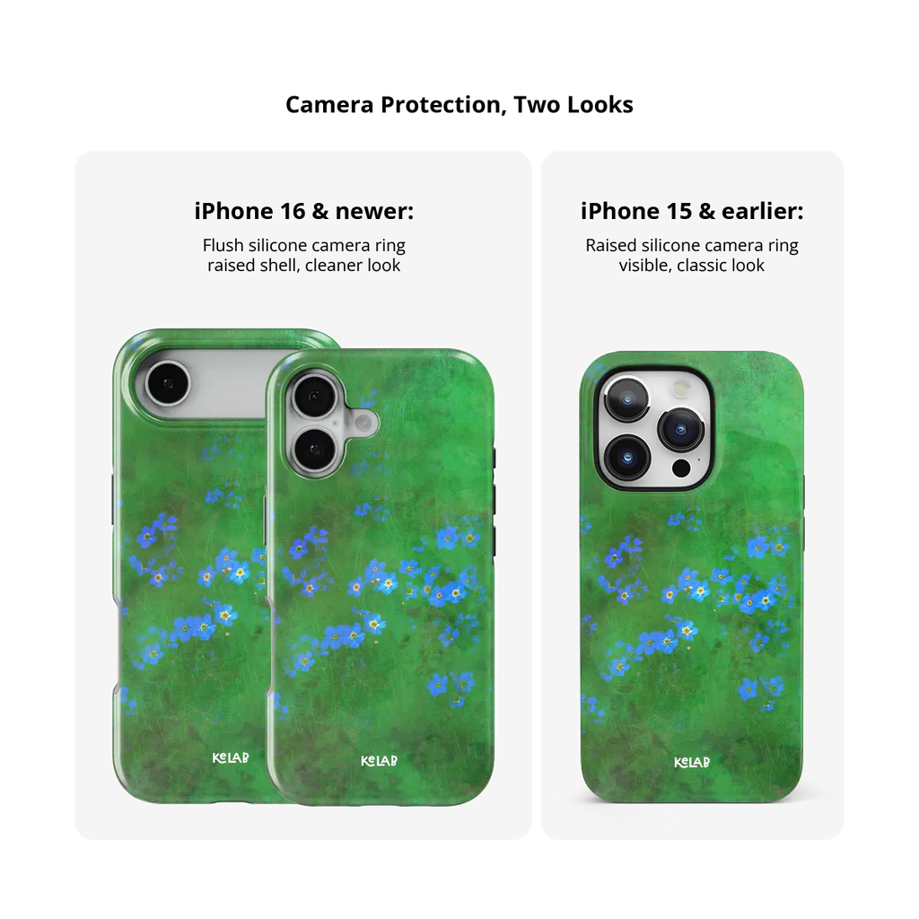 Forget Me Meadow | Vibrant Green Floral iPhone Case