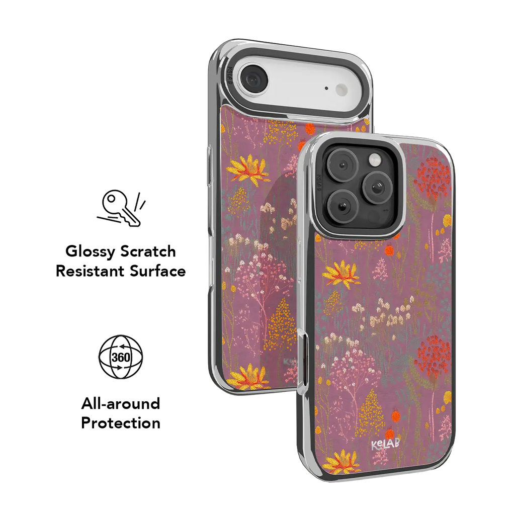 Wildflower Tapestry | Dusty Pink Floral iPhone Case