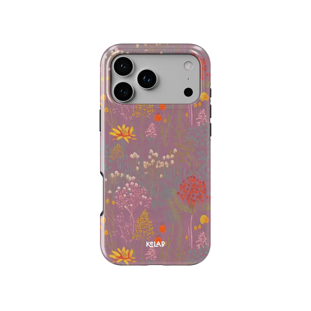 Wildflower Tapestry | Dusty Pink Floral iPhone Case