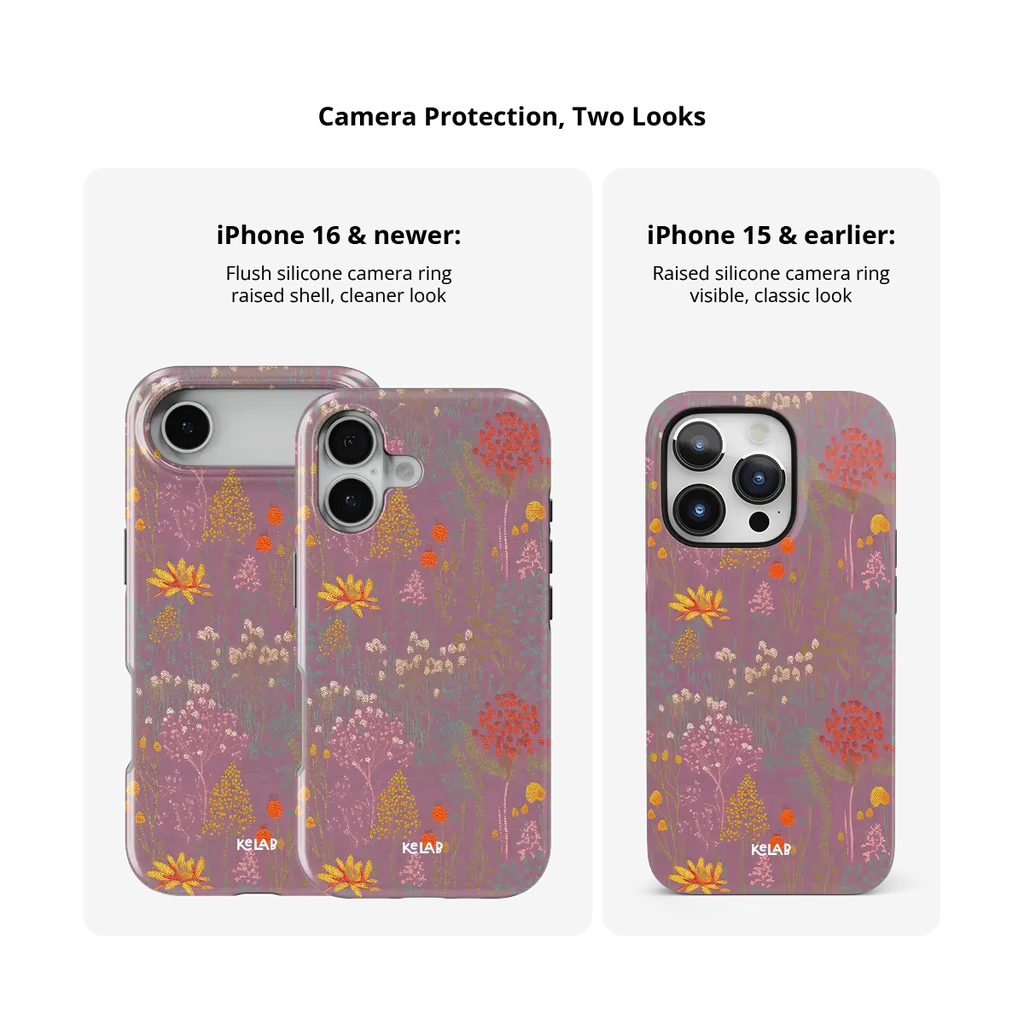 Wildflower Tapestry | Dusty Pink Floral iPhone Case