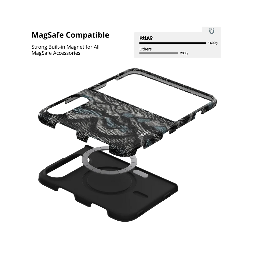 Viper Mesh | Teal Snake Print iPhone Case