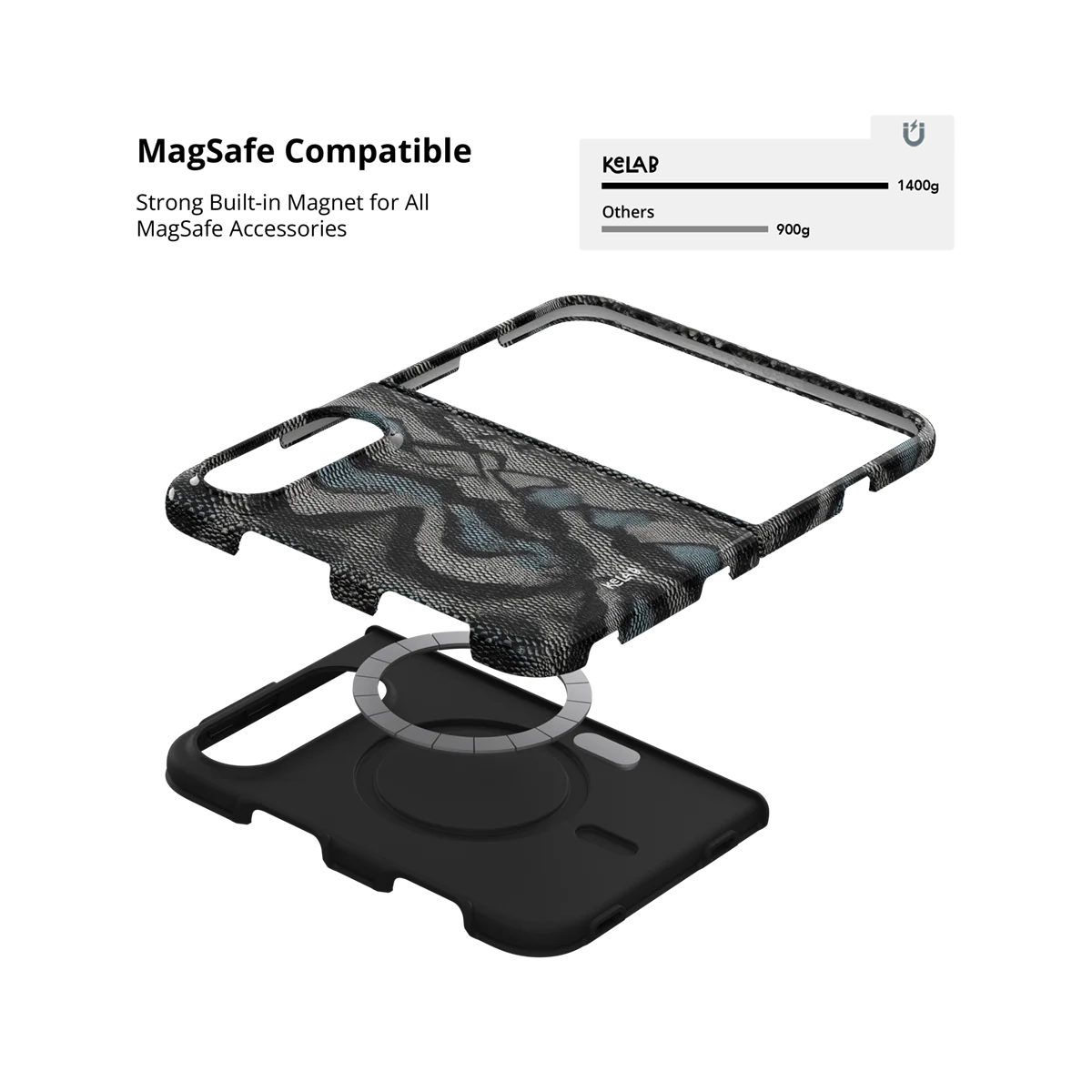 Viper Mesh | Teal Snake Print iPhone Case