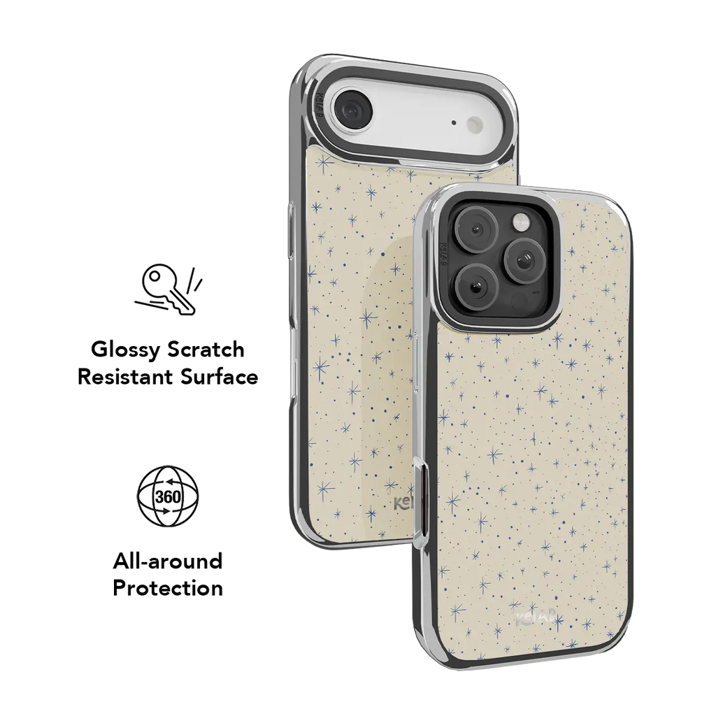 Pixel Constellation | Blue Starry iPhone Case