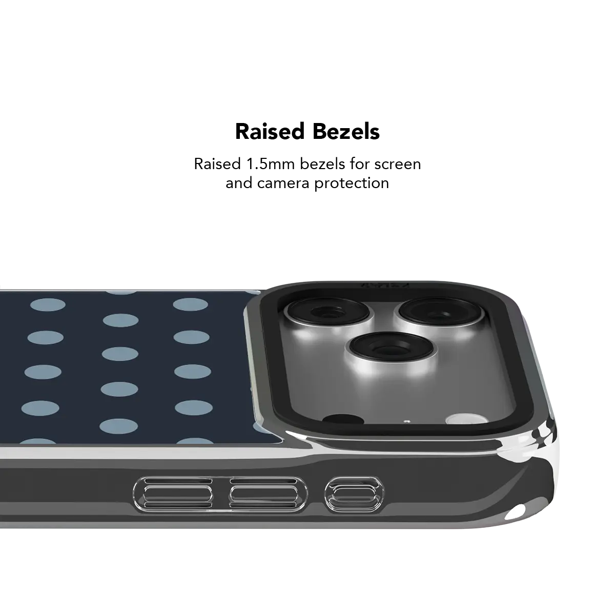 Abyssal Dot | Blue Polka Dot iPhone Case