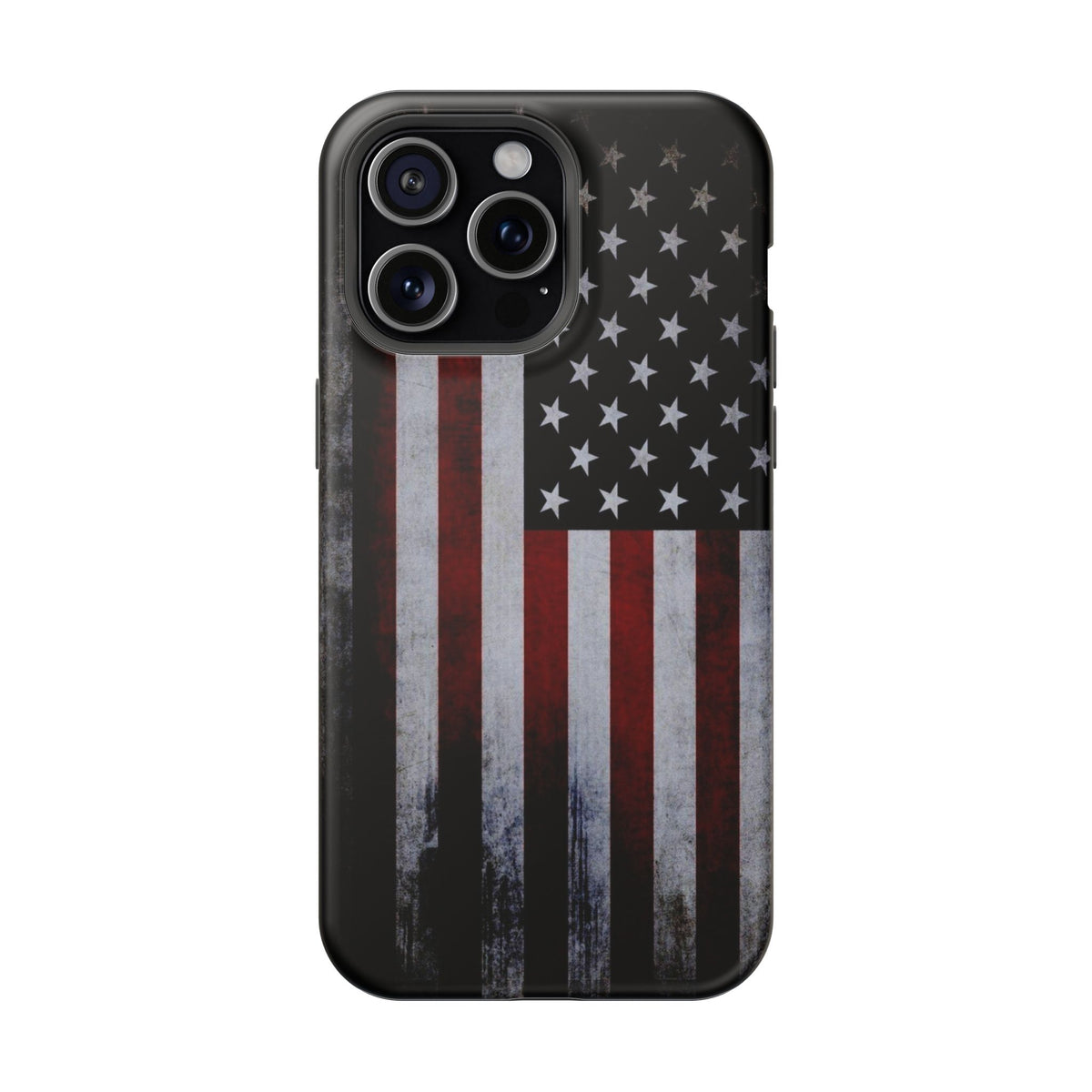 American Flag Magnetic Impact-Resistant Phone Case — Distressed USA Design