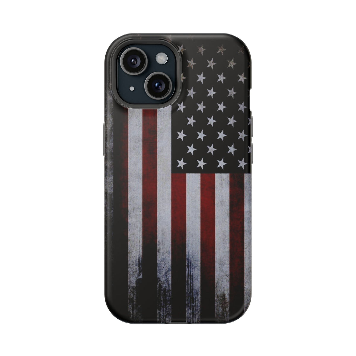 American Flag Magnetic Impact-Resistant Phone Case — Distressed USA Design