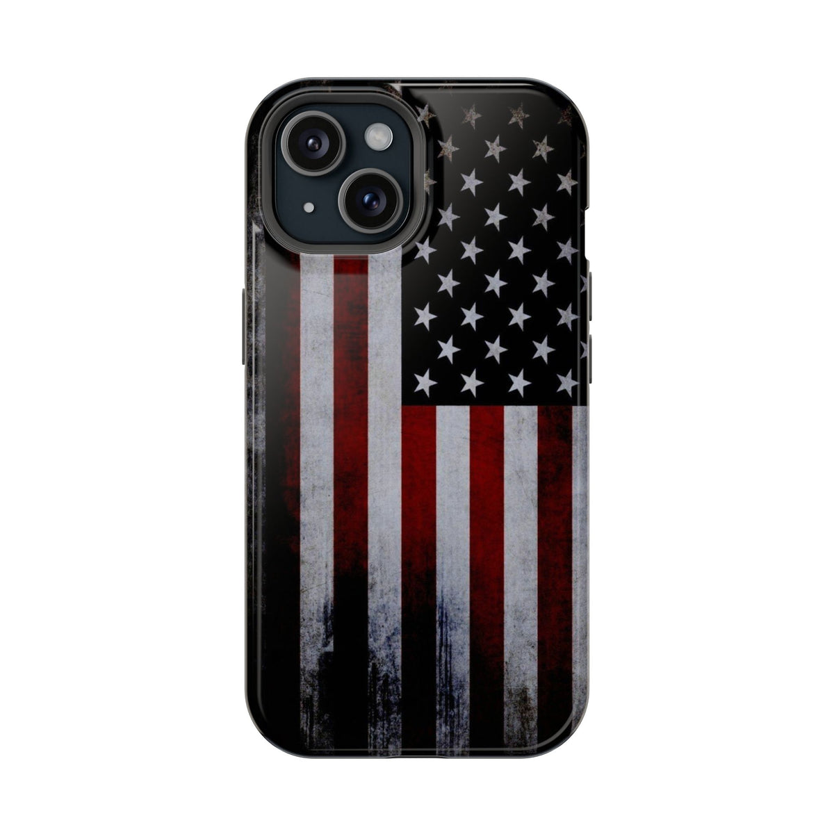 American Flag Magnetic Impact-Resistant Phone Case — Distressed USA Design