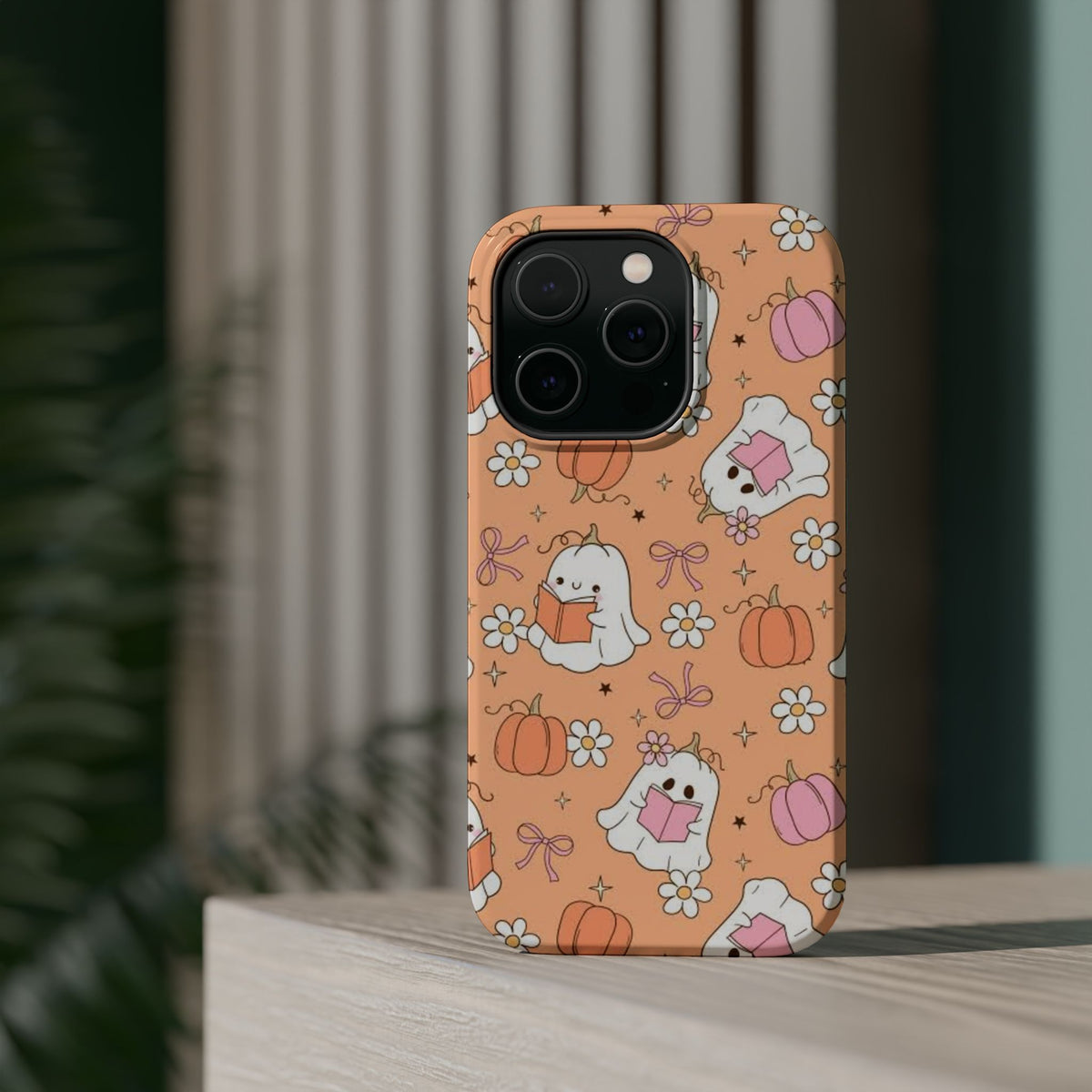 Pumpkin Ghost Magnetic Phone Case