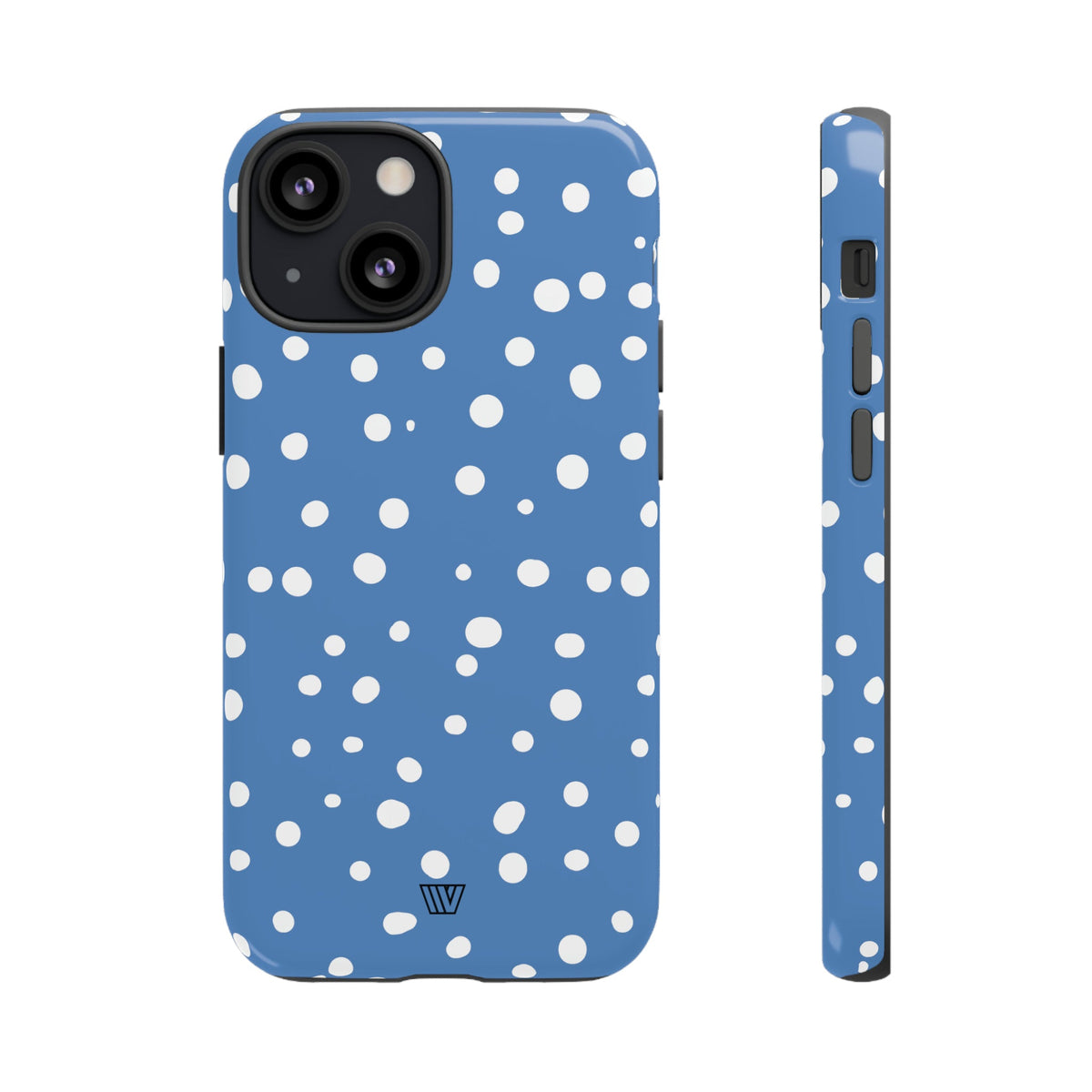 DUSTY BLUE DOTS | Tough Phone Case