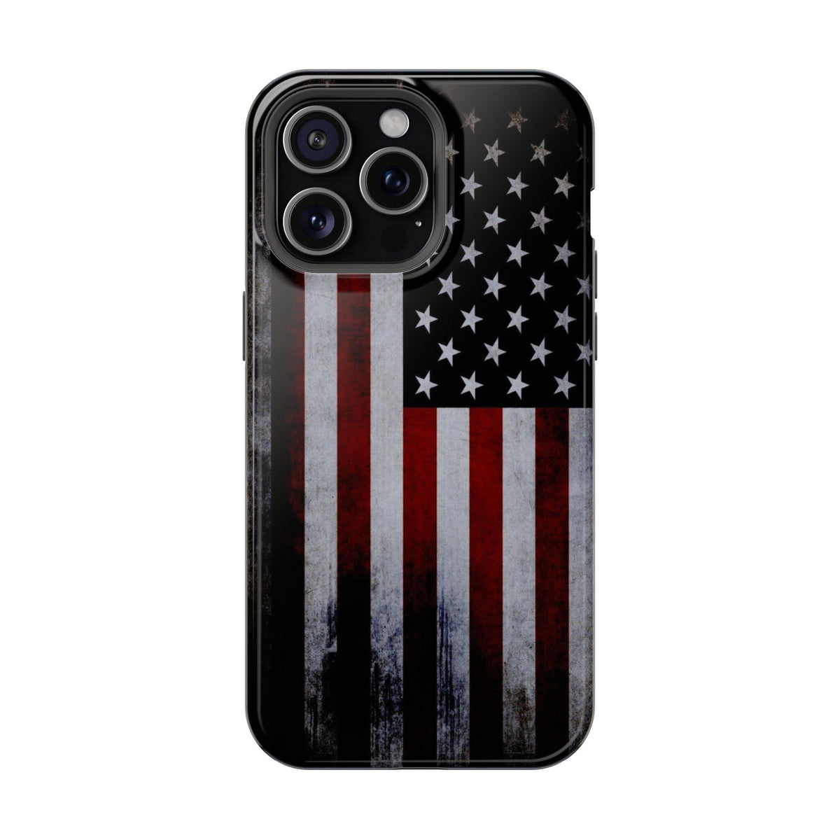 American Flag Magnetic Impact-Resistant Phone Case — Distressed USA Design